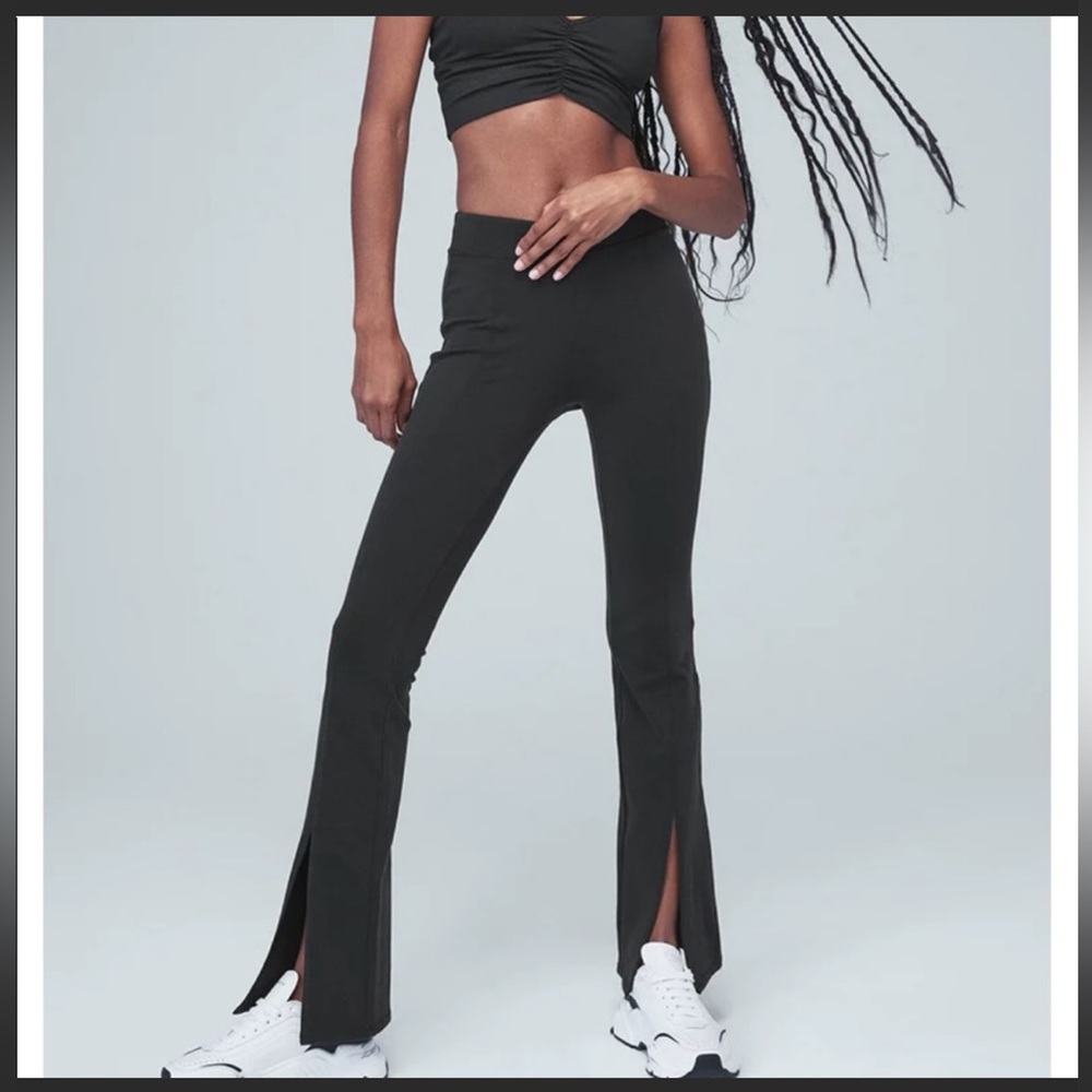 AIRBRUSH 7/8 HIGH WAIST FLUTTER LEGGING Black / XS